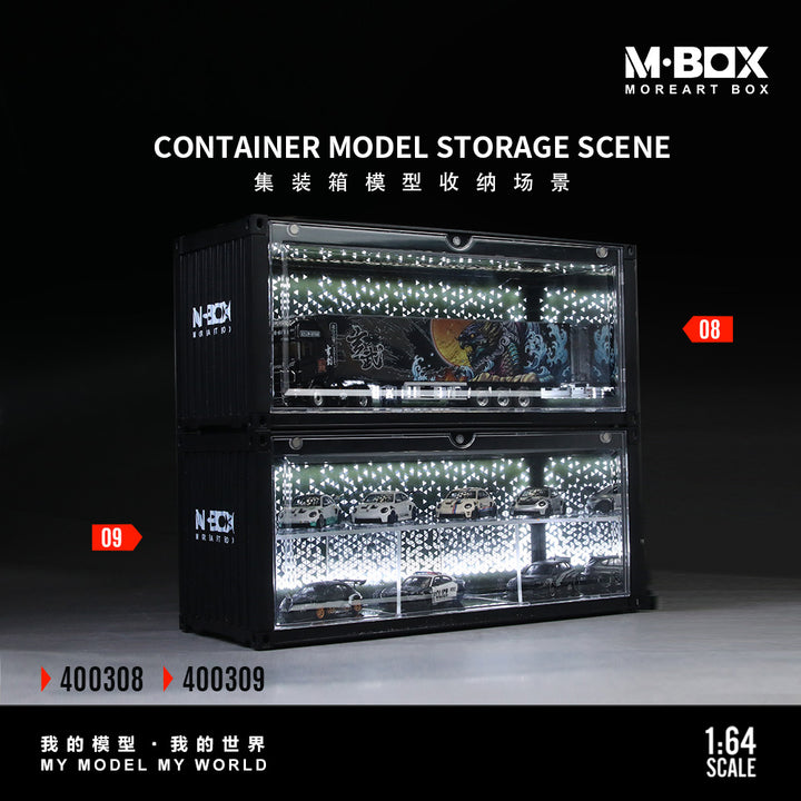 [Preorder] MBOX 1:64 Container Model Storage Scene (2 Versions) MB400308/MB400309