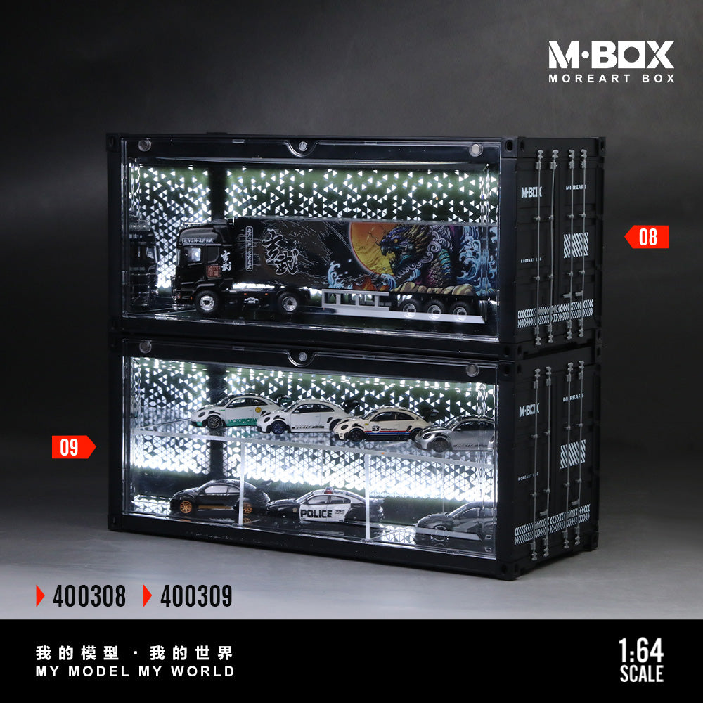 [Preorder] MBOX 1:64 Container Model Storage Scene (2 Versions) MB400308/MB400309