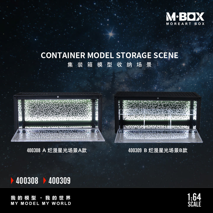 [Preorder] MBOX 1:64 Container Model Storage Scene (2 Versions) MB400308/MB400309