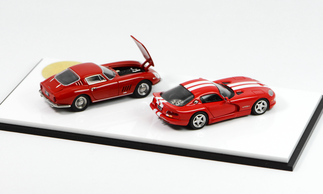 [Preorder] GFCC 1:64 Ferrari 275 Year of the Horse Set Red