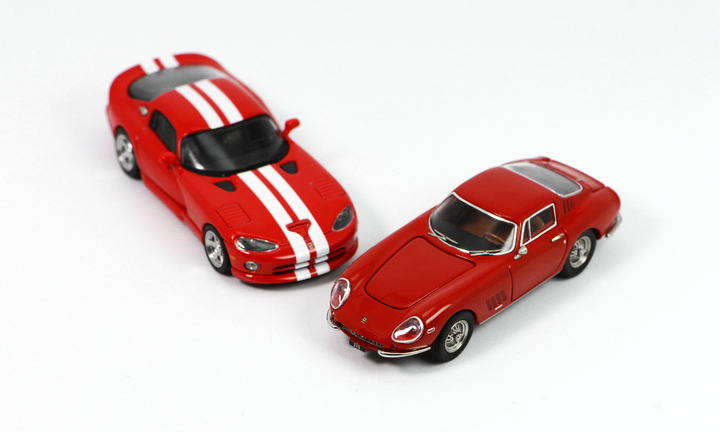 [Preorder] GFCC 1:64 Ferrari 275 Year of the Horse Set Red