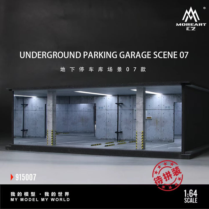 [Preorder] MoreArt 1:64 UNDERGROUND PARKING GARAGE SCENE NO.07 MO915007