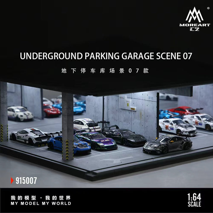 [Preorder] MoreArt 1:64 UNDERGROUND PARKING GARAGE SCENE NO.07 MO915007