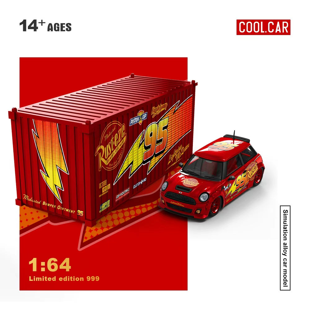 [Preorder] Cool Car 1:64 Lightning McQueen Livery #95 (3 Versions)