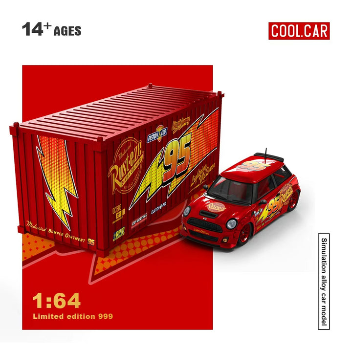 [Preorder] Cool Car 1:64 Lightning McQueen Livery #95 (3 Versions)