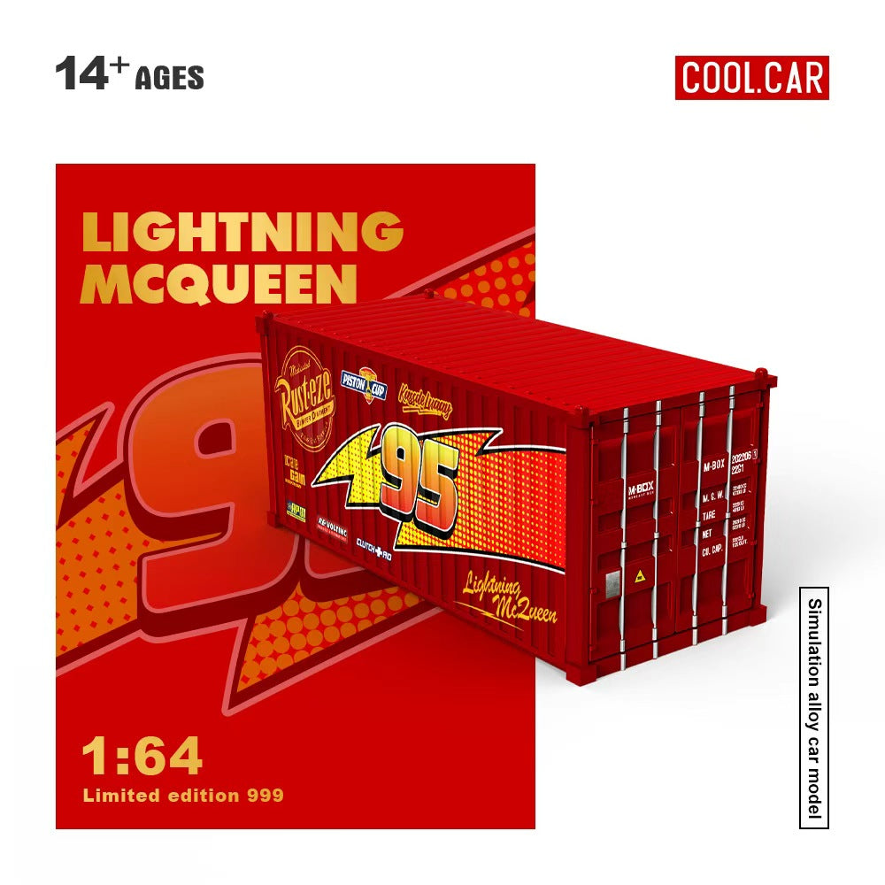 [Preorder] Cool Car 1:64 Lightning McQueen Livery #95 (3 Versions)