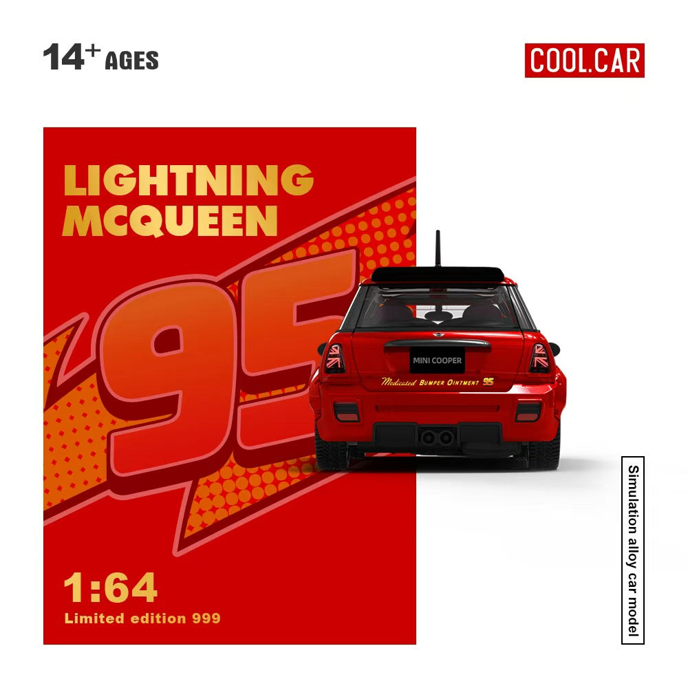 [Preorder] Cool Car 1:64 Lightning McQueen Livery #95 (3 Versions)