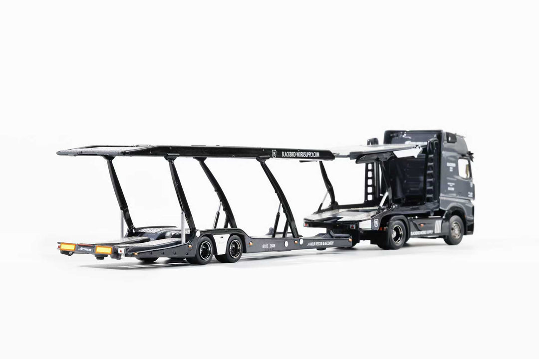 [Preorder] Shadow Pro 1:64 Actros Benz Trailer Blackbird (LHD) KS-069-617