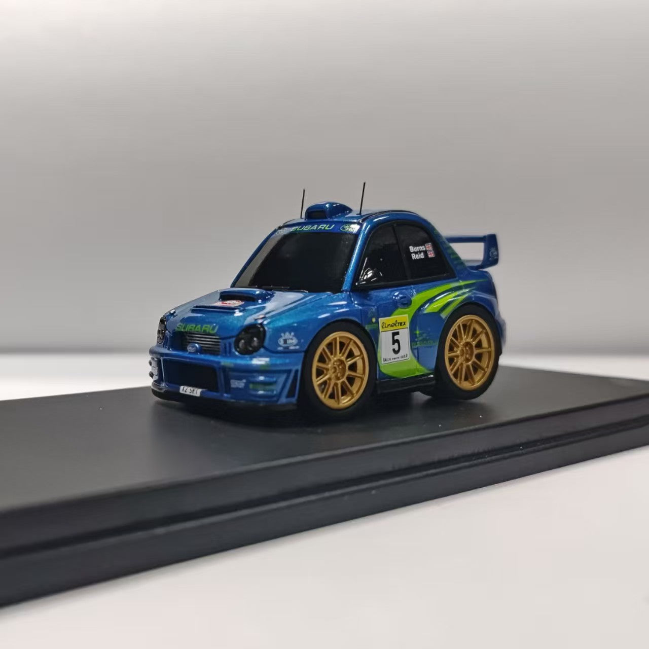 Preorder] ERAQ X KR 1:64 Subaru WRC 2001 Blue #5 – Horizon Diecast