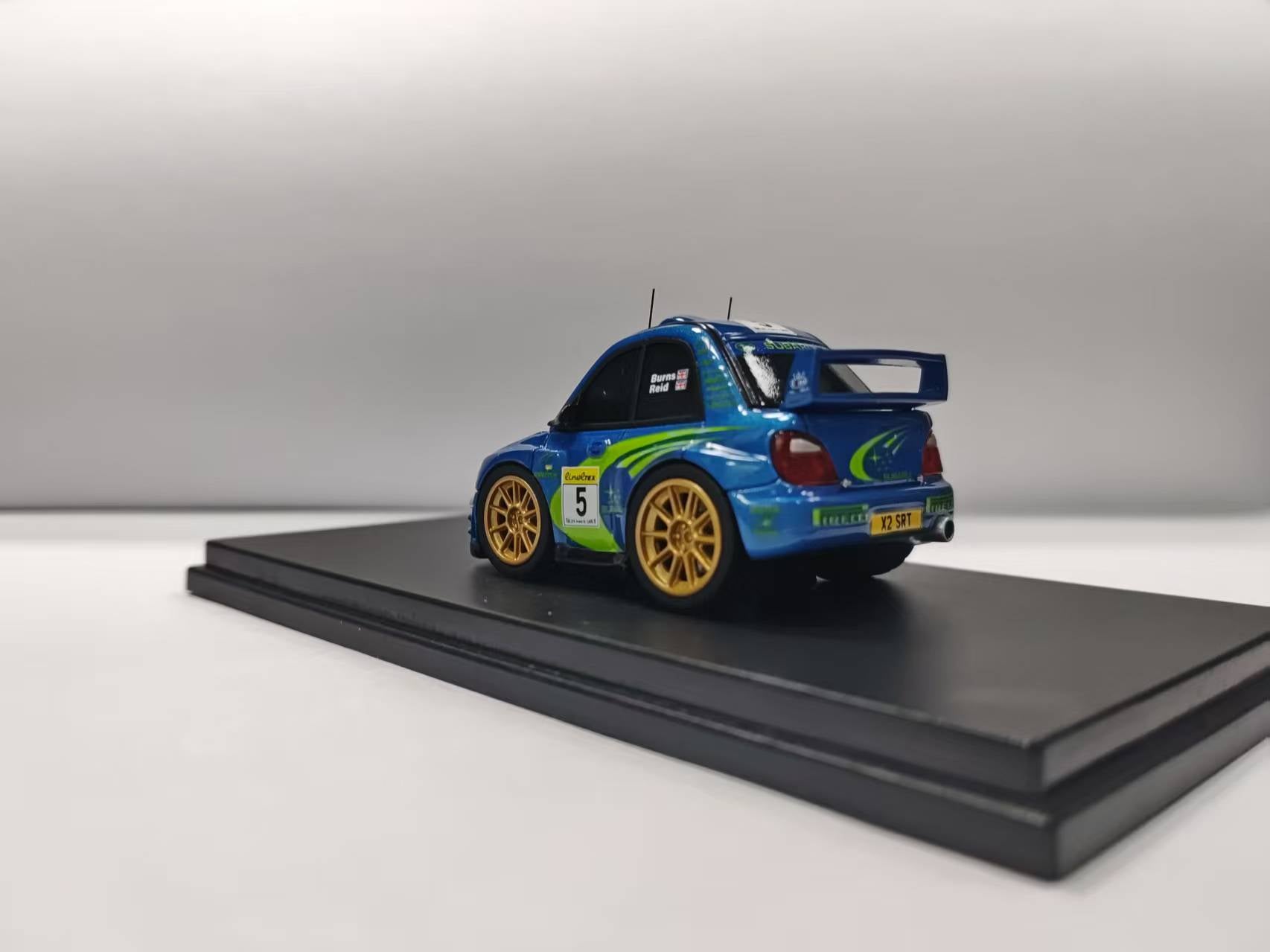 Preorder] ERAQ X KR 1:64 Subaru WRC 2001 Blue #5 – Horizon Diecast