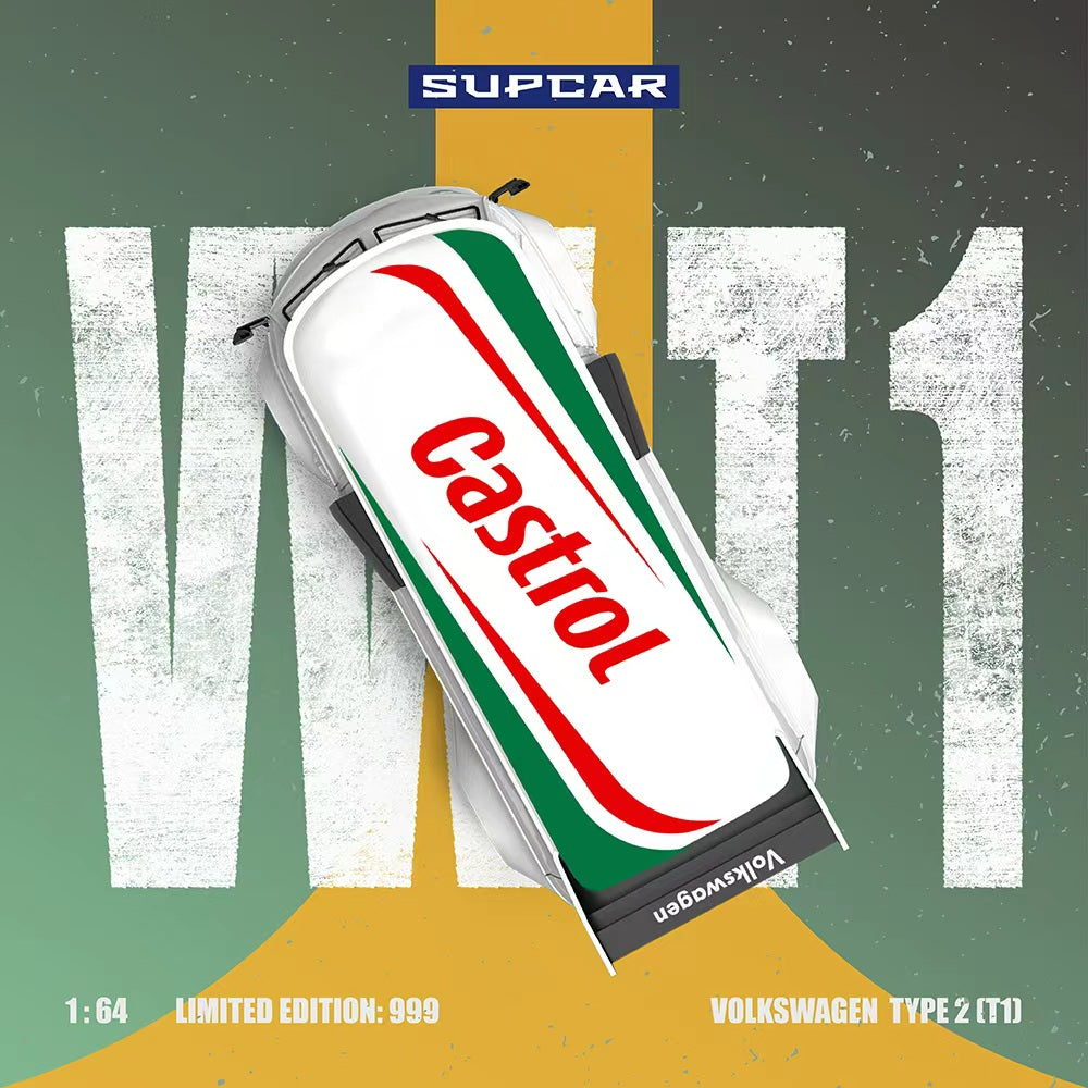 [Preorder] SUPCAR 1:64 Volkswagen T1 Castrol 61 SC642951