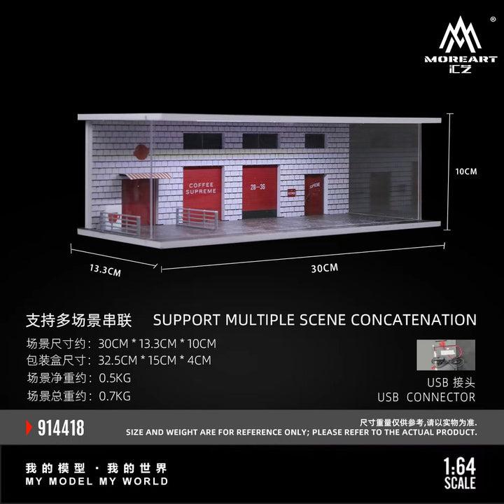 [Preorder] MoreArt 1:64 THEME LIGHTING ASSEMBLY SCENE (3 Versions) MO914416/MO914417/MO914418