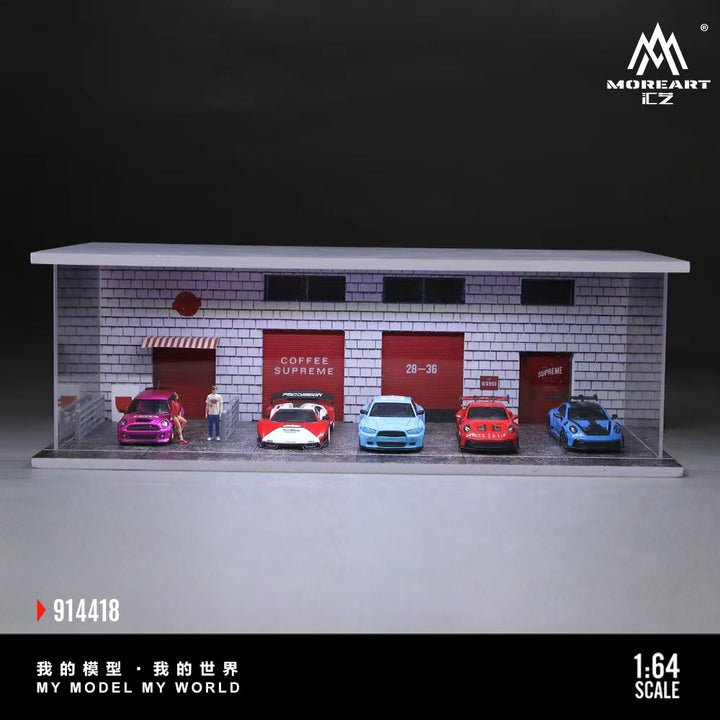 [Preorder] MoreArt 1:64 THEME LIGHTING ASSEMBLY SCENE (3 Versions) MO914416/MO914417/MO914418