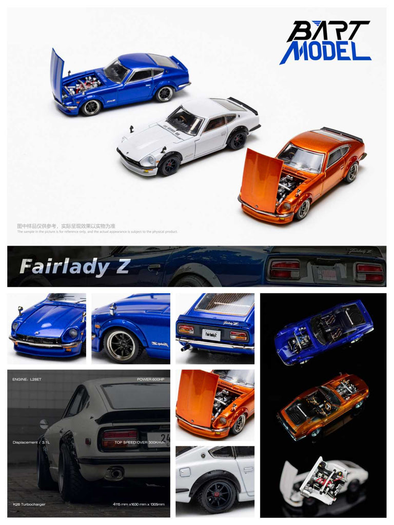 Preorder] BART MODEL 1:64 Nissan Fairlady 240Z (3 Colours