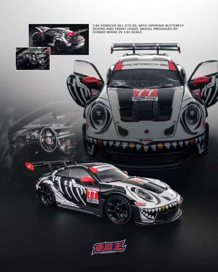 [Preorder] DEMON KING AUTO 1:64 PORSCHE 911 GT3 RS Bone Dragon Livery DKA-075