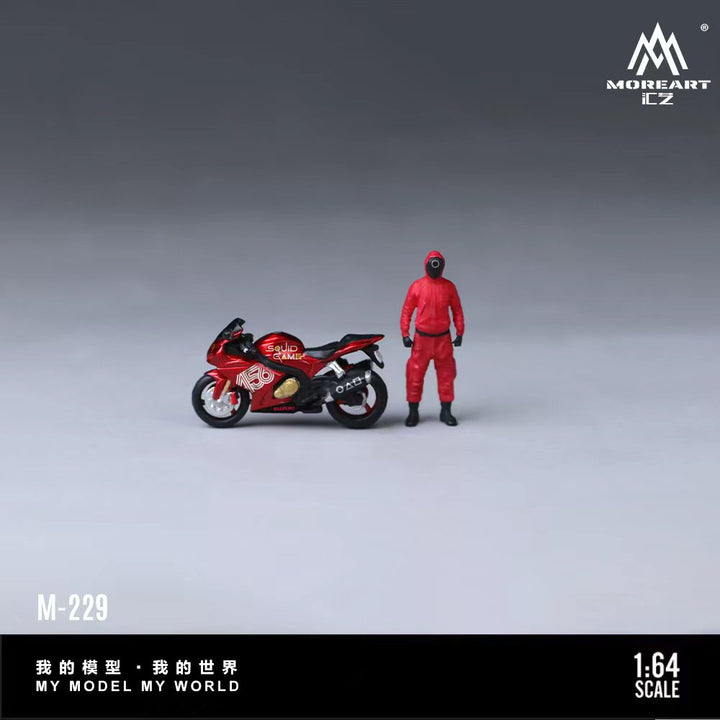 [Preorder] MoreArt 1:64 SUZUKI MASKED SOLDIER PULL FLOWER MOTORCYCLE DOLL SET MO222229