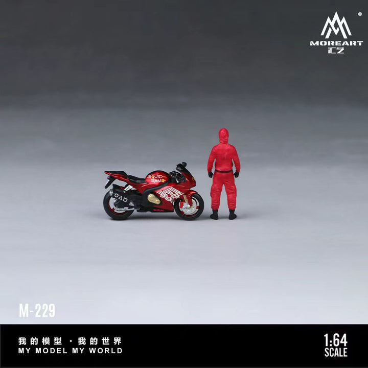 [Preorder] MoreArt 1:64 SUZUKI MASKED SOLDIER PULL FLOWER MOTORCYCLE DOLL SET MO222229