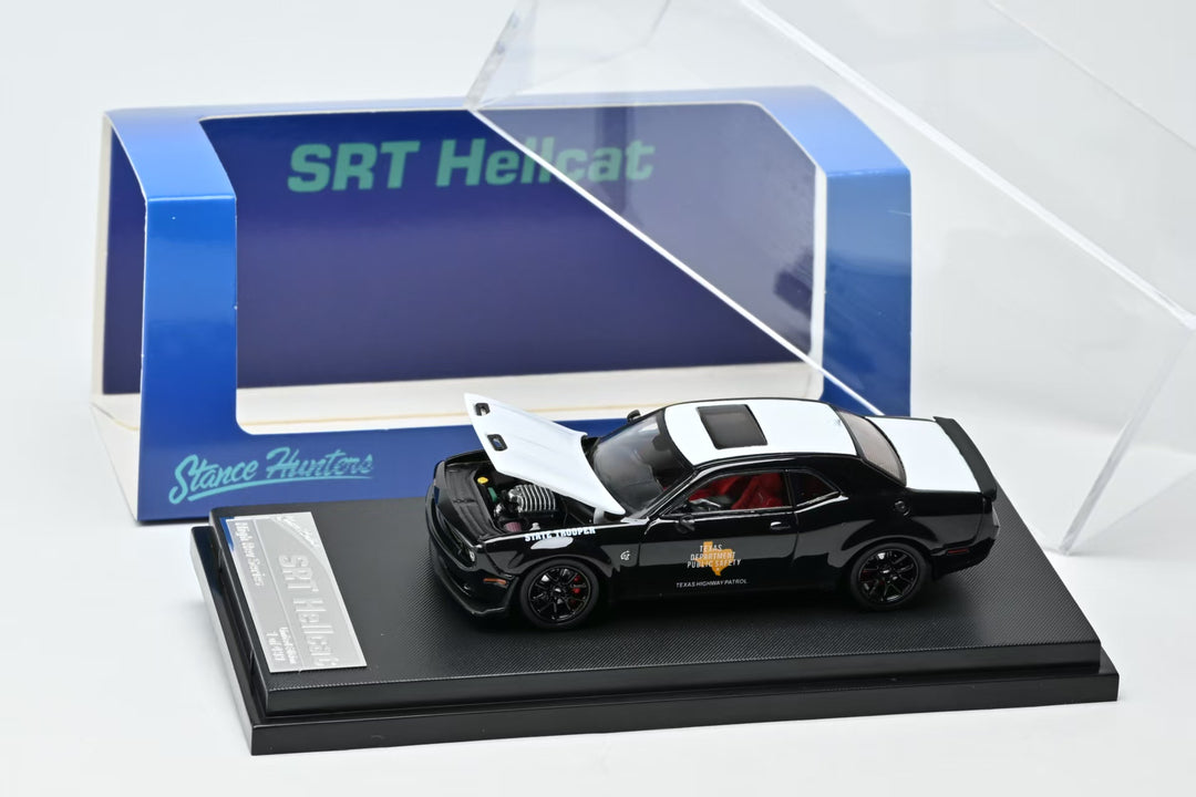 [Preorder] Stance Hunters 1:64 Dodge Challenger Hellcat SRT Hellcat Texas State Trooper Livery