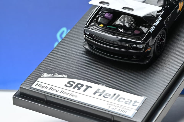 [Preorder] Stance Hunters 1:64 Dodge Challenger Hellcat SRT Hellcat Texas State Trooper Livery