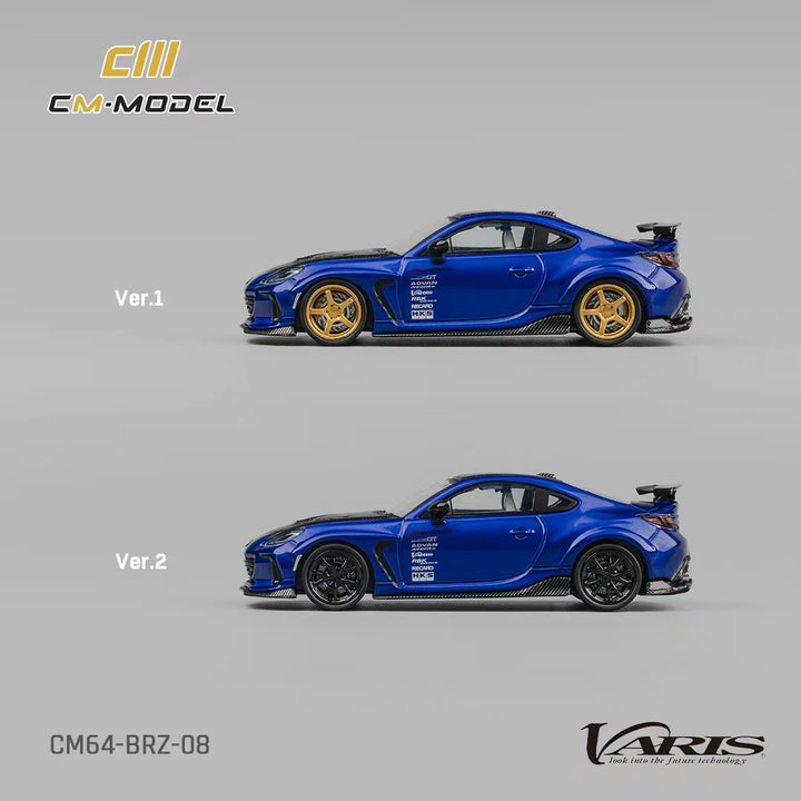 [Preorder] CM Model 1:64 Subaru BRZ Metallic Blue CM64-BRZ-08