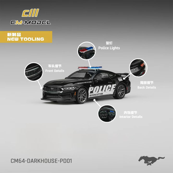 [Preorder] CM Model 1:64 Ford Dark Horse Black CM64-DarkHorse-PD01