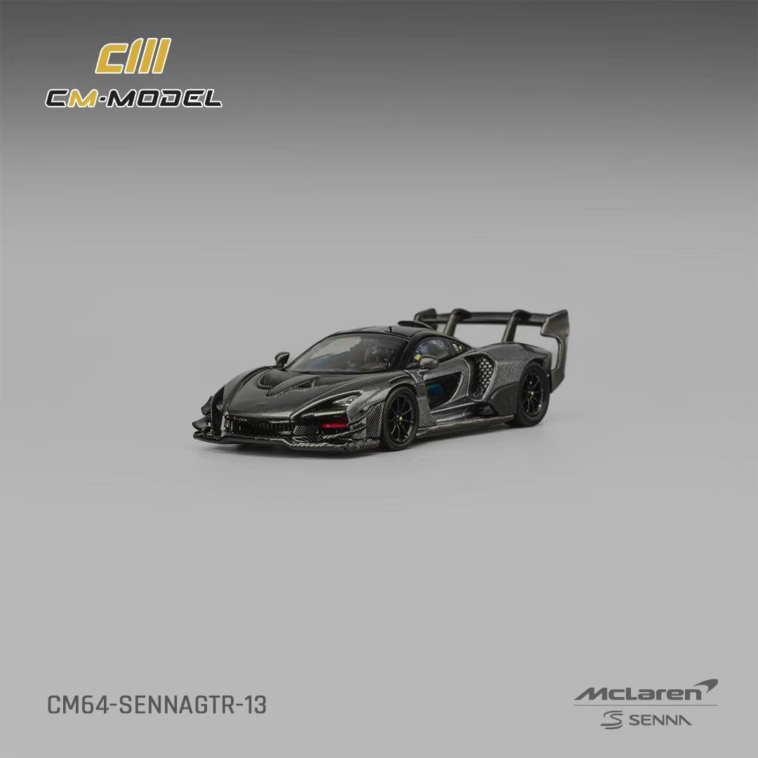 [Preorder] CM Model 1:64 Mclaren Senna GTR Metallic Grey CM64-SennaGTR-13