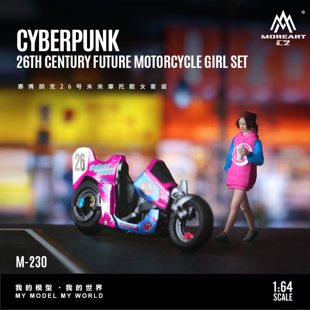 モモチャン Preorder] MoreArt 1:64 CYBERPUNK 26TH CENTURY FUTURE MOTORCYCLE