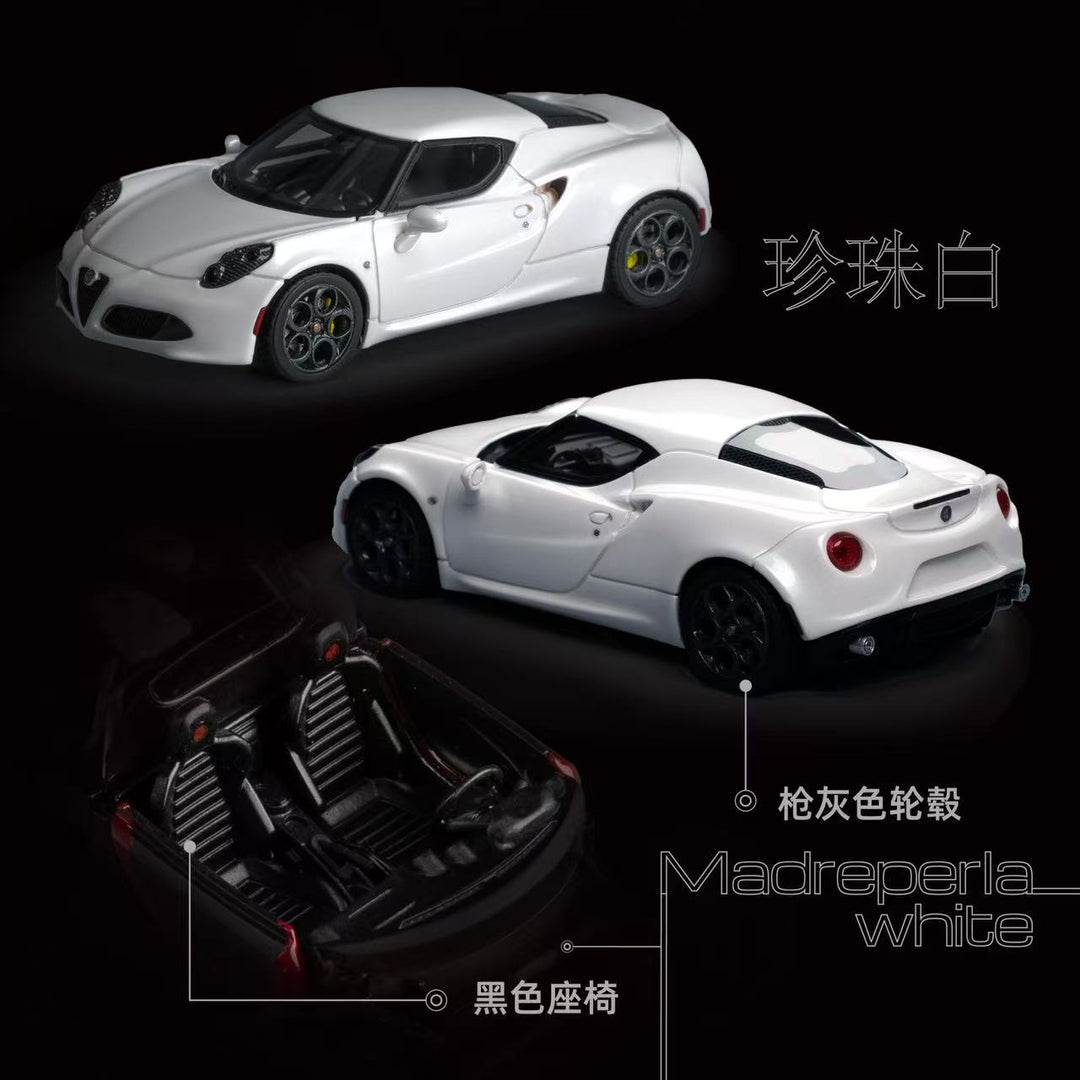 [Preorder] Car's Lounge x Motor Gallery 1:64 Alfa Romeo 4C (5 Colours)