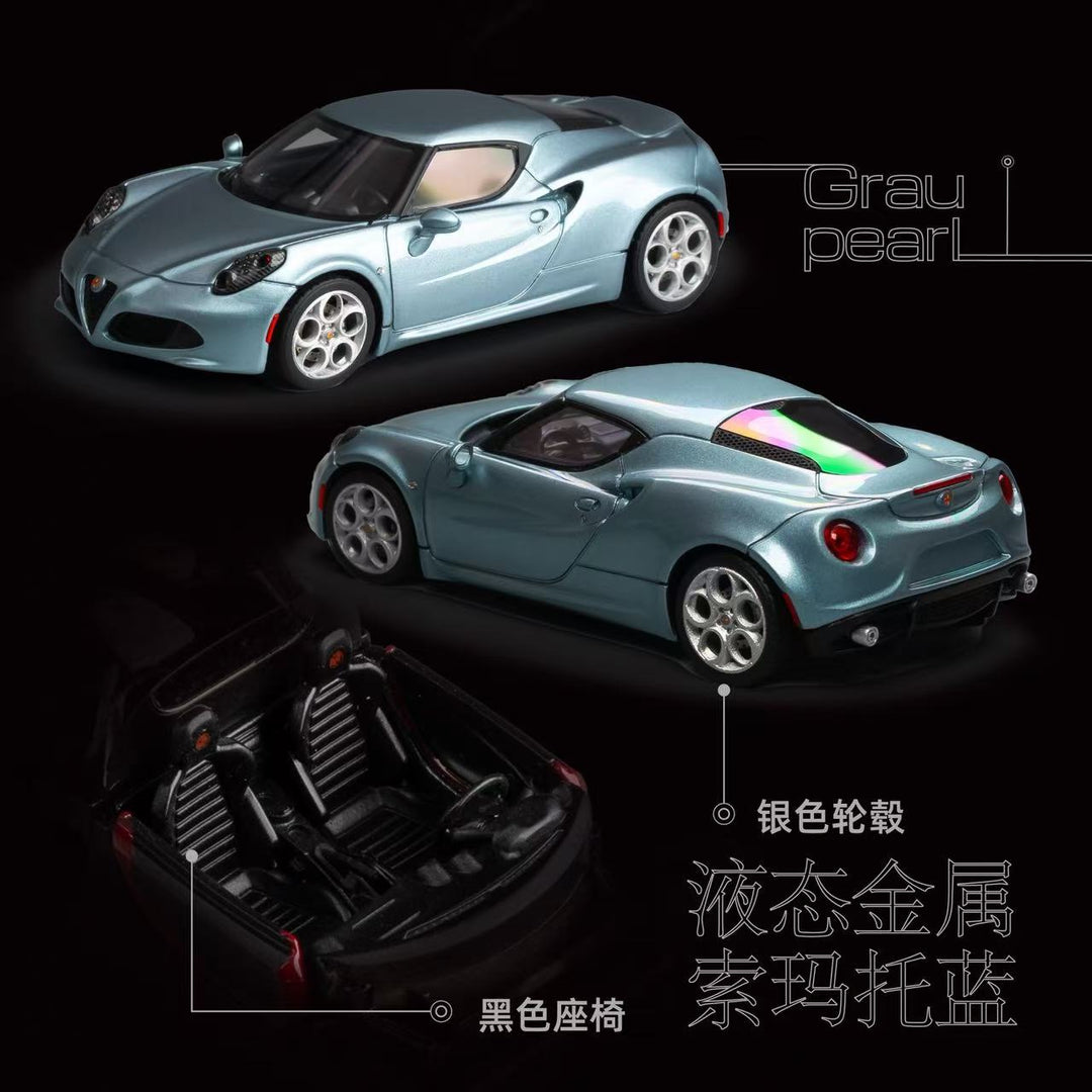 [Preorder] Car's Lounge x Motor Gallery 1:64 Alfa Romeo 4C (5 Colours)
