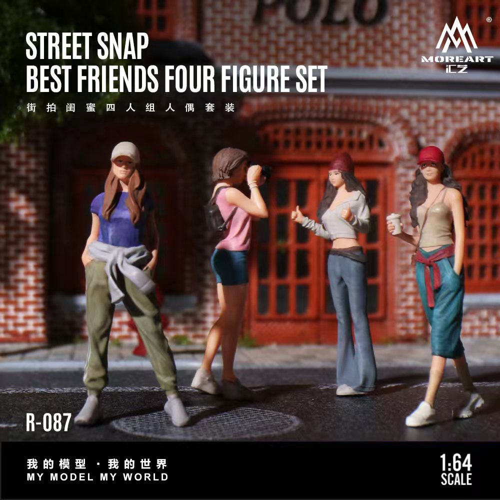 [Preorder] MoreArt 1:64 STREET SNAP BEST FRIENDS FOUR FIGURE SET MO223087
