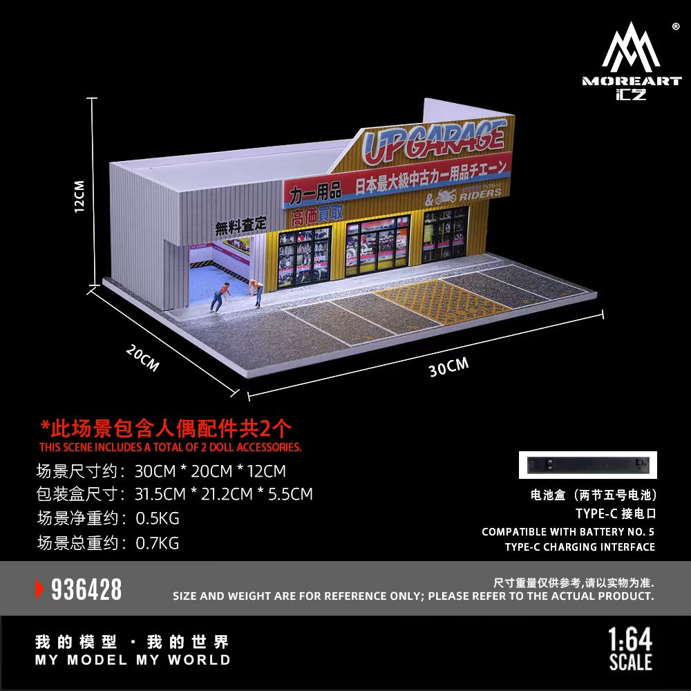 [Preorder] MoreArt 1:64 SCENE OF AN AUTO SUPPLY STORE MO936428