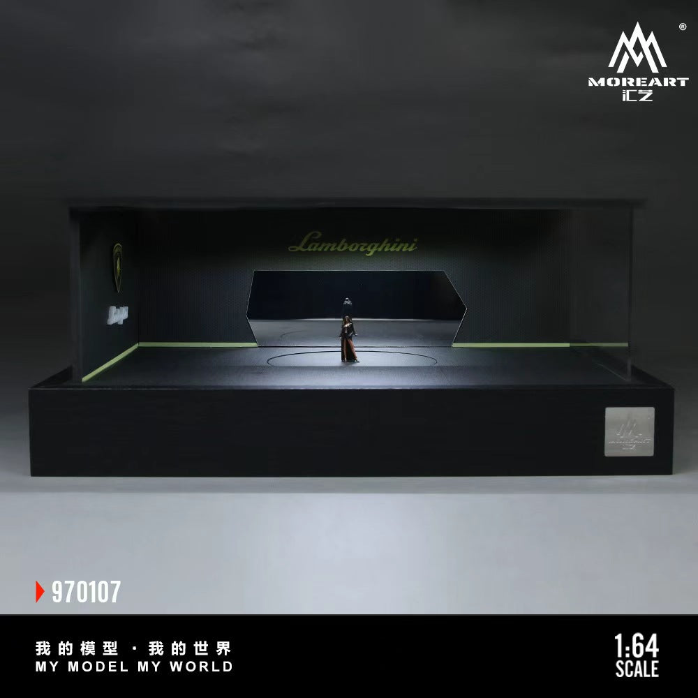 Preorder] MoreArt 1:64 Lamborghini Rotating Exhibition Stand Scene