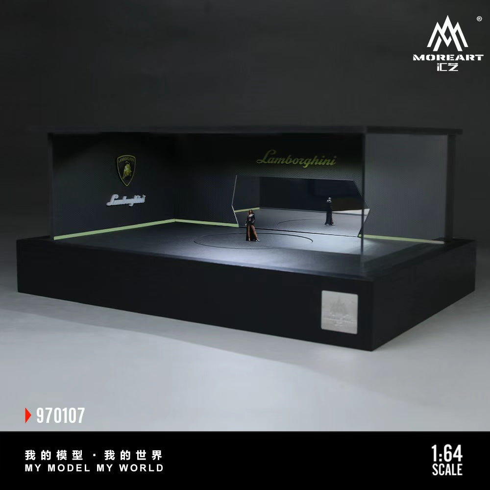 Preorder] MoreArt 1:64 Lamborghini Rotating Exhibition Stand Scene