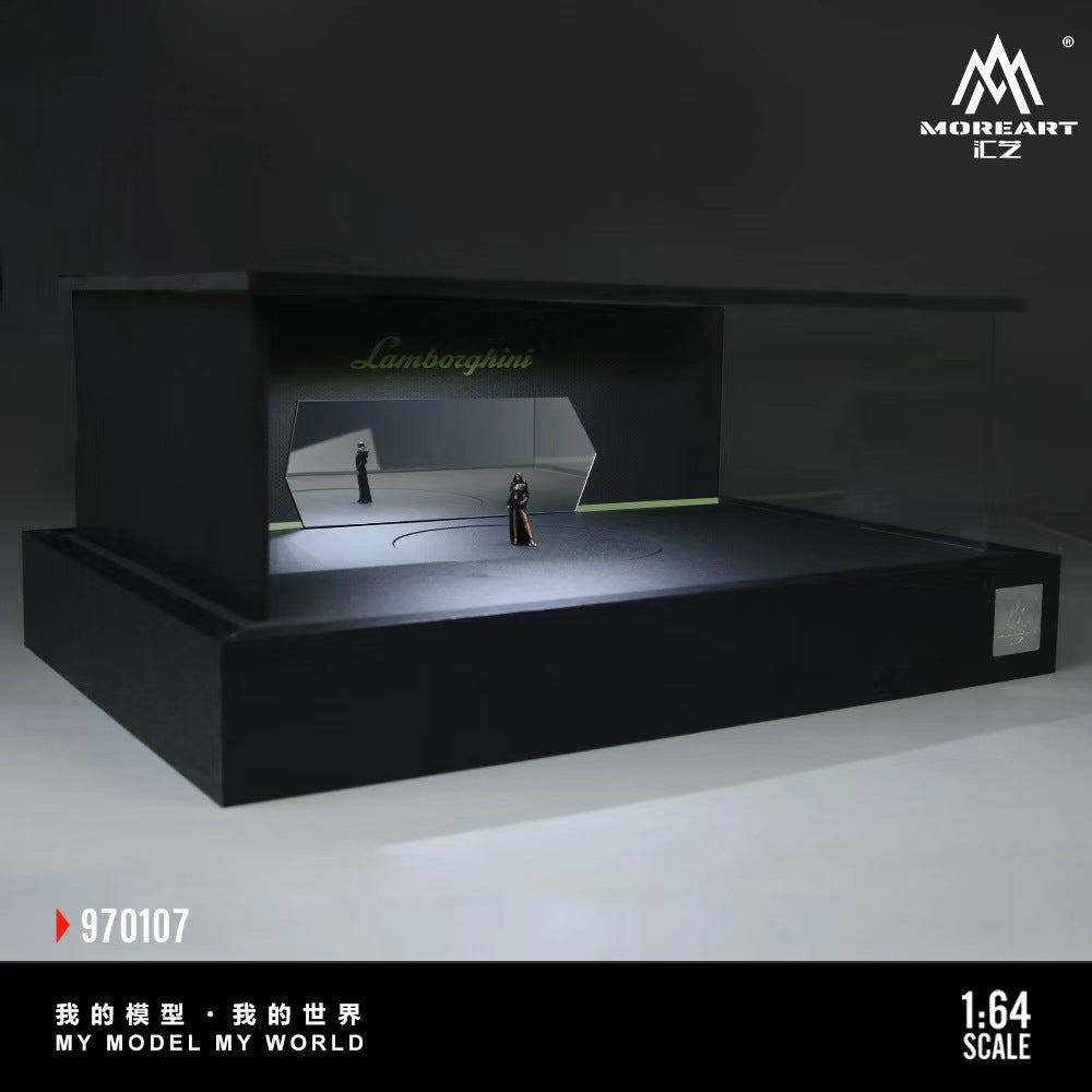 [Preorder] MoreArt 1:64 Lamborghini Rotating Exhibition Stand Scene MO970107