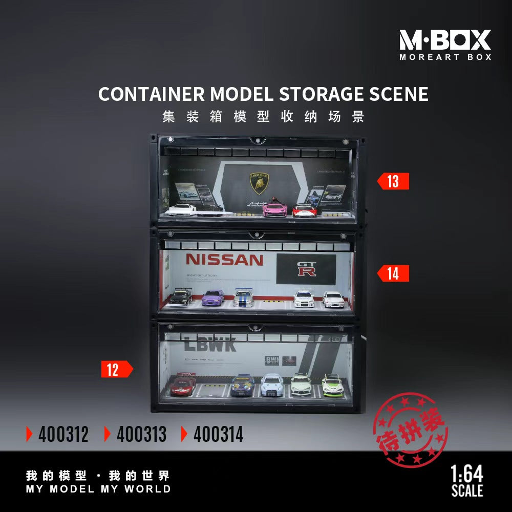 Preorder] MBOX 1:64 CONTAINER MODEL STORAGE SCENE (3 Versions