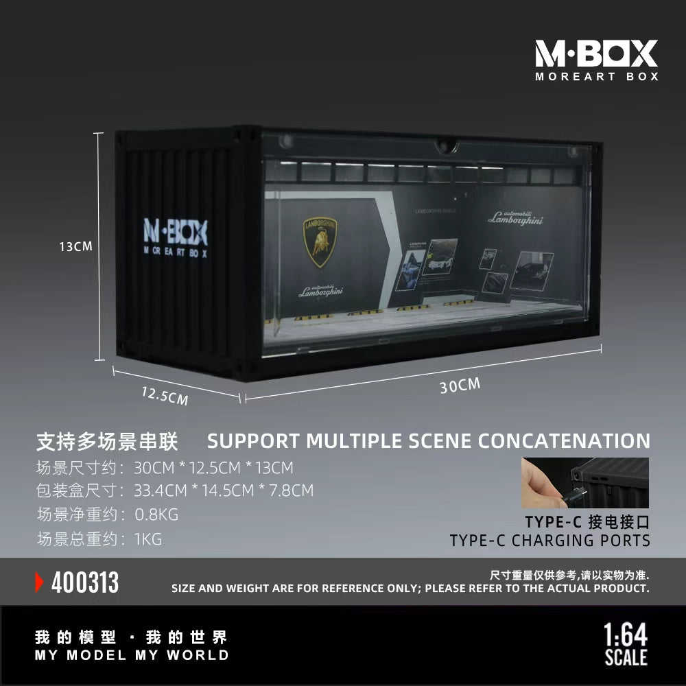 [Preorder] MBOX 1:64 CONTAINER MODEL STORAGE SCENE (3 Versions) MB400312/MB400313/MB400314