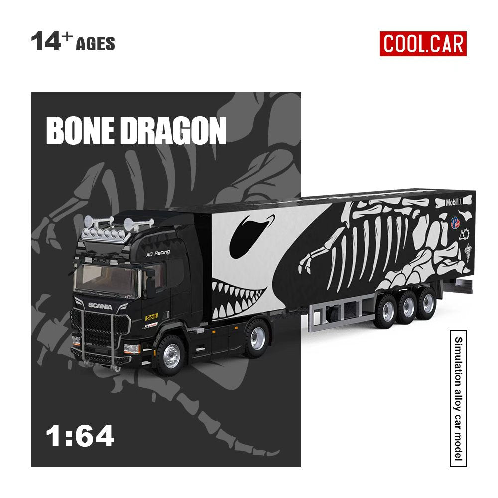 Cool Car 1:64 Scania Container Truck - Dragon of Bones Livery CC644031