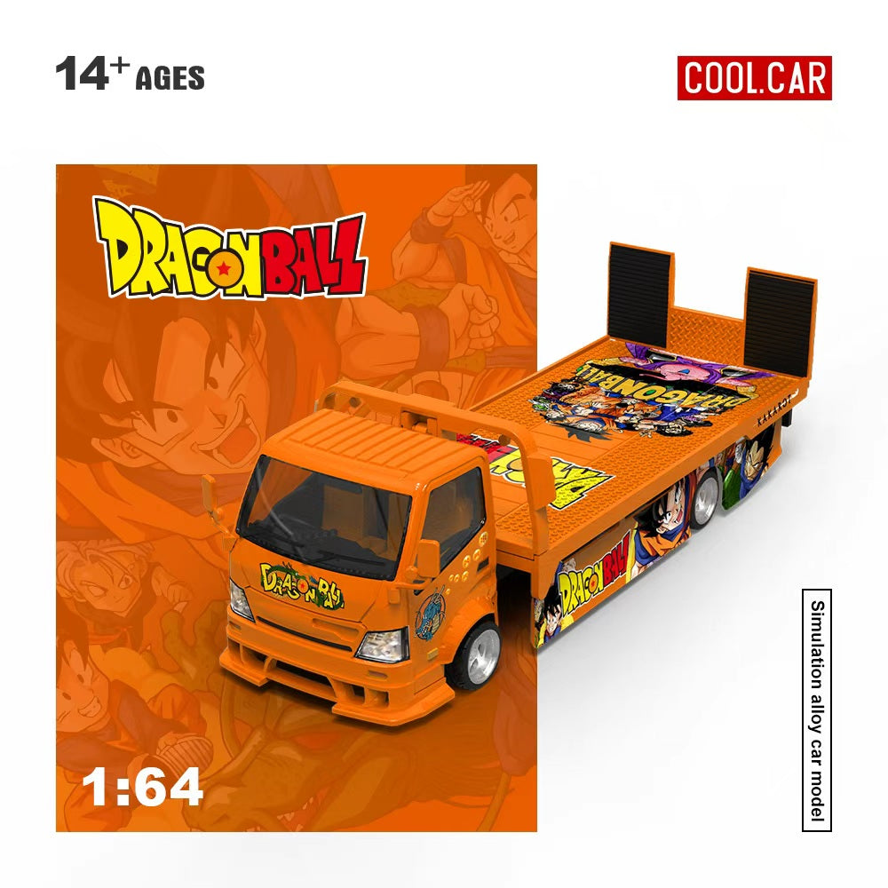 [Preorder] Cool Car 1:64 Hino H300 Transport Trailer - Dragon Ball Livery CC647233