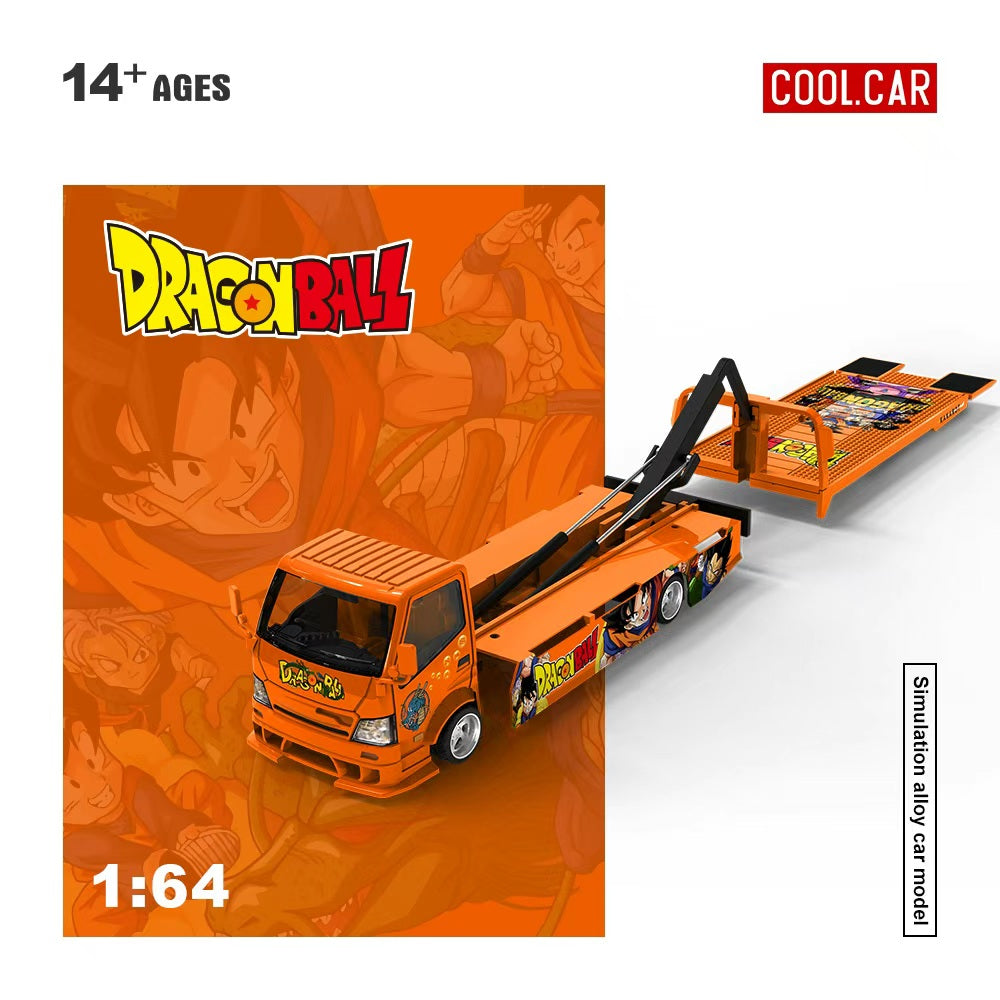 [Preorder] Cool Car 1:64 Hino H300 Transport Trailer - Dragon Ball Livery CC647233