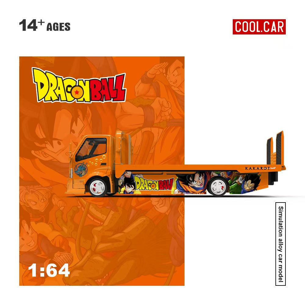 [Preorder] Cool Car 1:64 Hino H300 Transport Trailer - Dragon Ball Livery CC647233