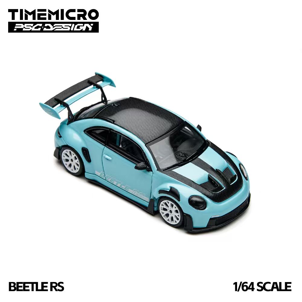 [Preorder] TimeMicro × PSC DESIGN 1:64 Volkswagen Beetle RS Blue Livery TM647906
