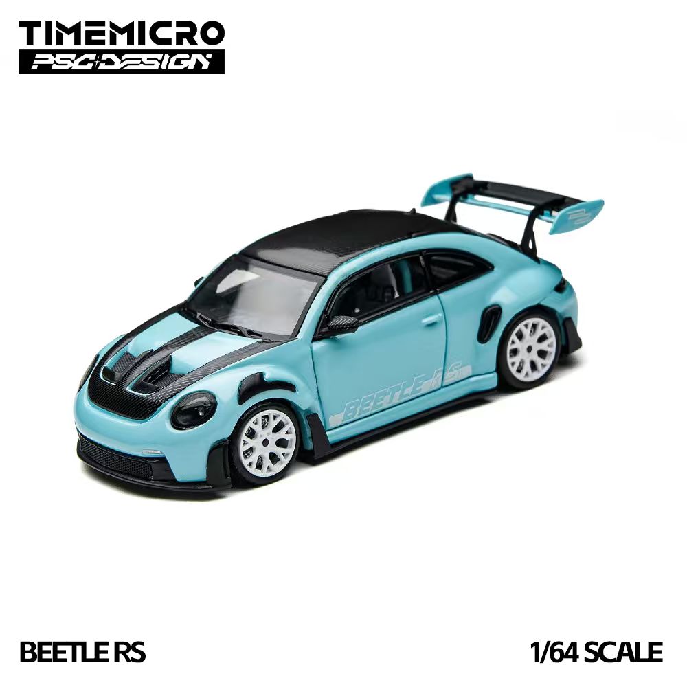 [Preorder] TimeMicro × PSC DESIGN 1:64 Volkswagen Beetle RS Blue Livery TM647906