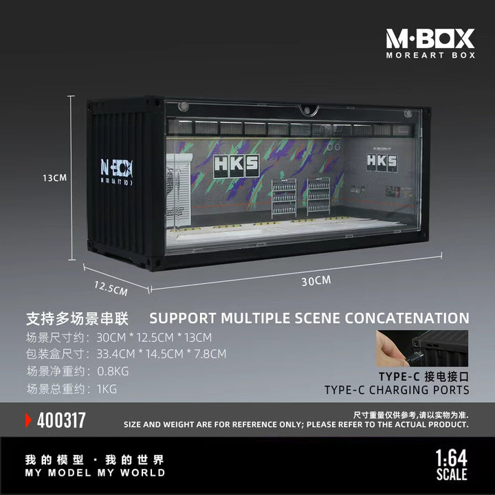 [Preorder] MBOX 1:64 CONTAINER MODEL STORAGE SCENE (3 Versions) MB400316/MB400317/MB400318