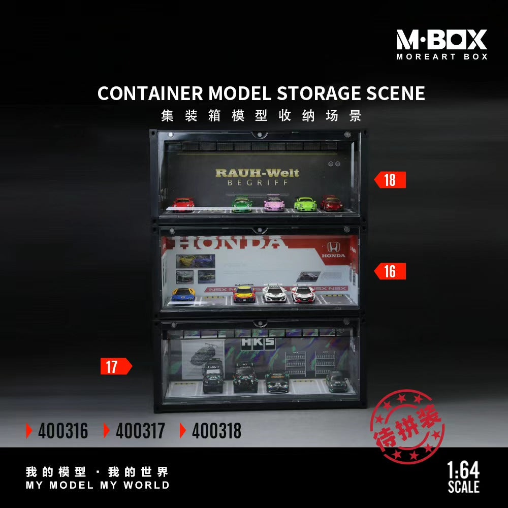 [Preorder] MBOX 1:64 CONTAINER MODEL STORAGE SCENE (3 Versions) MB400316/MB400317/MB400318