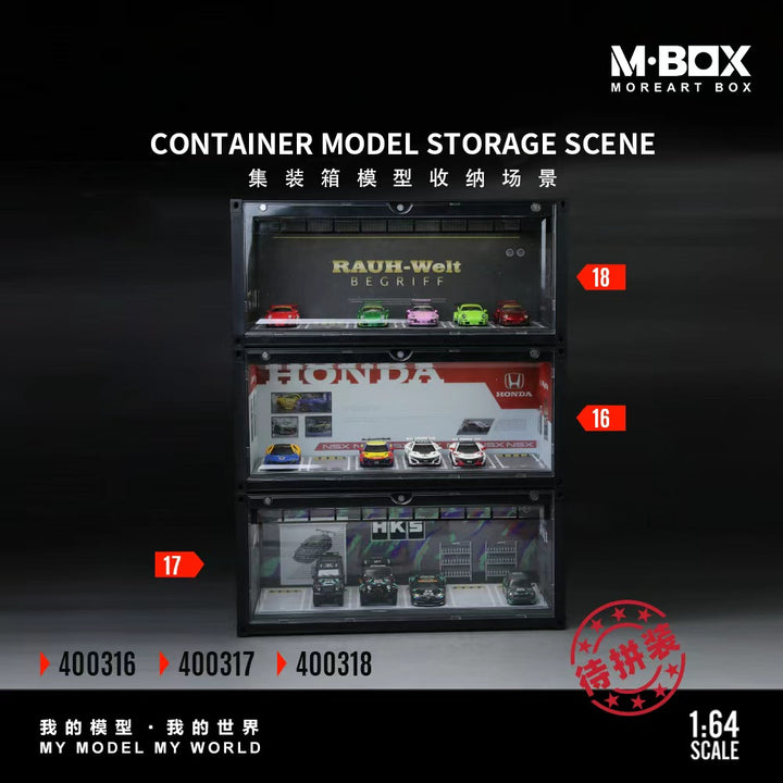 [Preorder] MBOX 1:64 CONTAINER MODEL STORAGE SCENE (3 Versions) MB400316/MB400317/MB400318