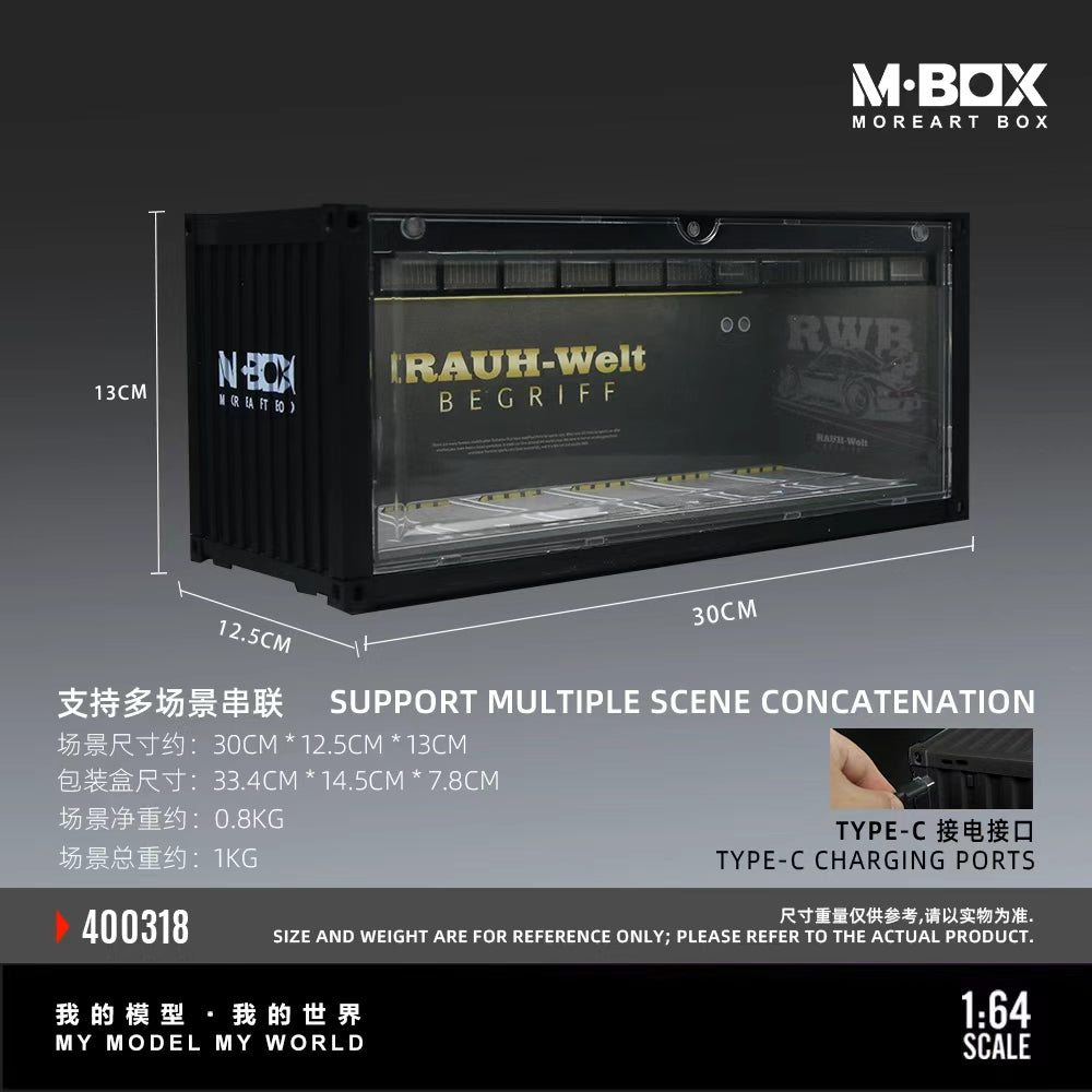 [Preorder] MBOX 1:64 CONTAINER MODEL STORAGE SCENE (3 Versions) MB400316/MB400317/MB400318