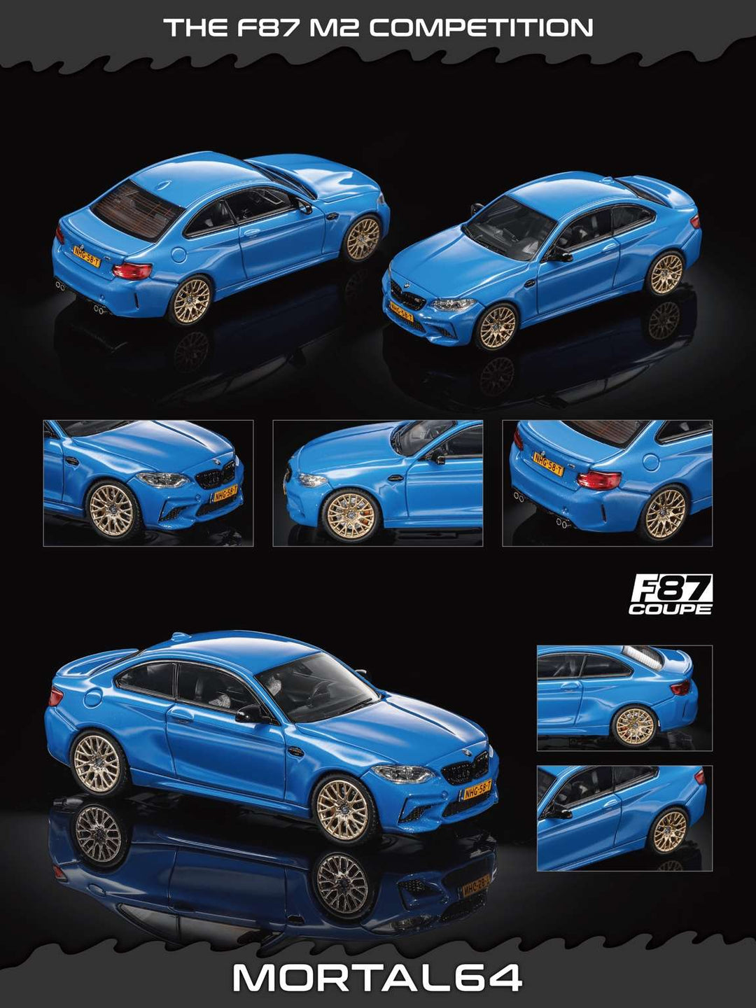 [Preorder] Mortal 1:64 BMW F87 M2C (2 Colours)