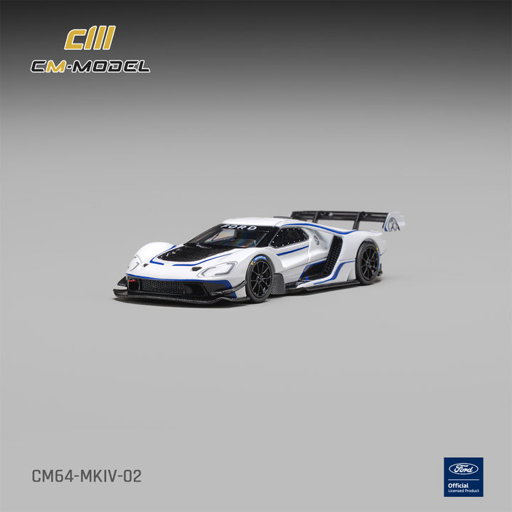 [Preorder] CM Model 1:64 Ford GT Mk IV  Frozen White &amp; Sonic Blue Pearl J-1 CM64-MKIV-02