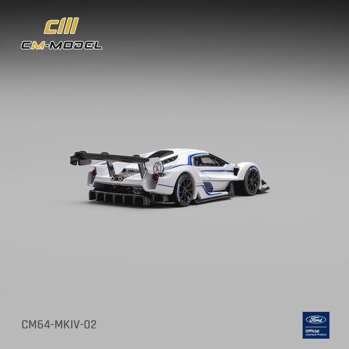 [Preorder] CM Model 1:64 Ford GT Mk IV  Frozen White &amp; Sonic Blue Pearl J-1 CM64-MKIV-02