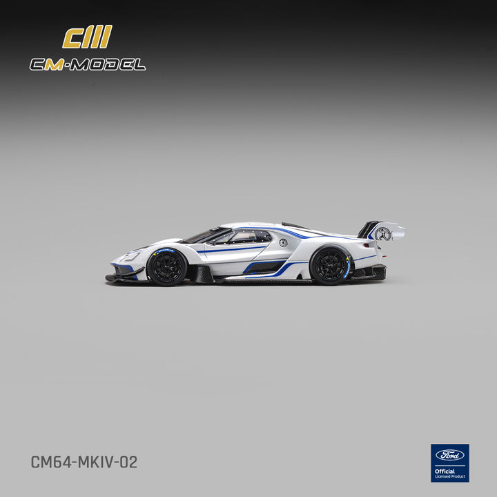 [Preorder] CM Model 1:64 Ford GT Mk IV  Frozen White &amp; Sonic Blue Pearl J-1 CM64-MKIV-02